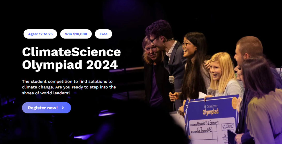 Applications of Climate Science Olympiad 2024 Are Now Open!