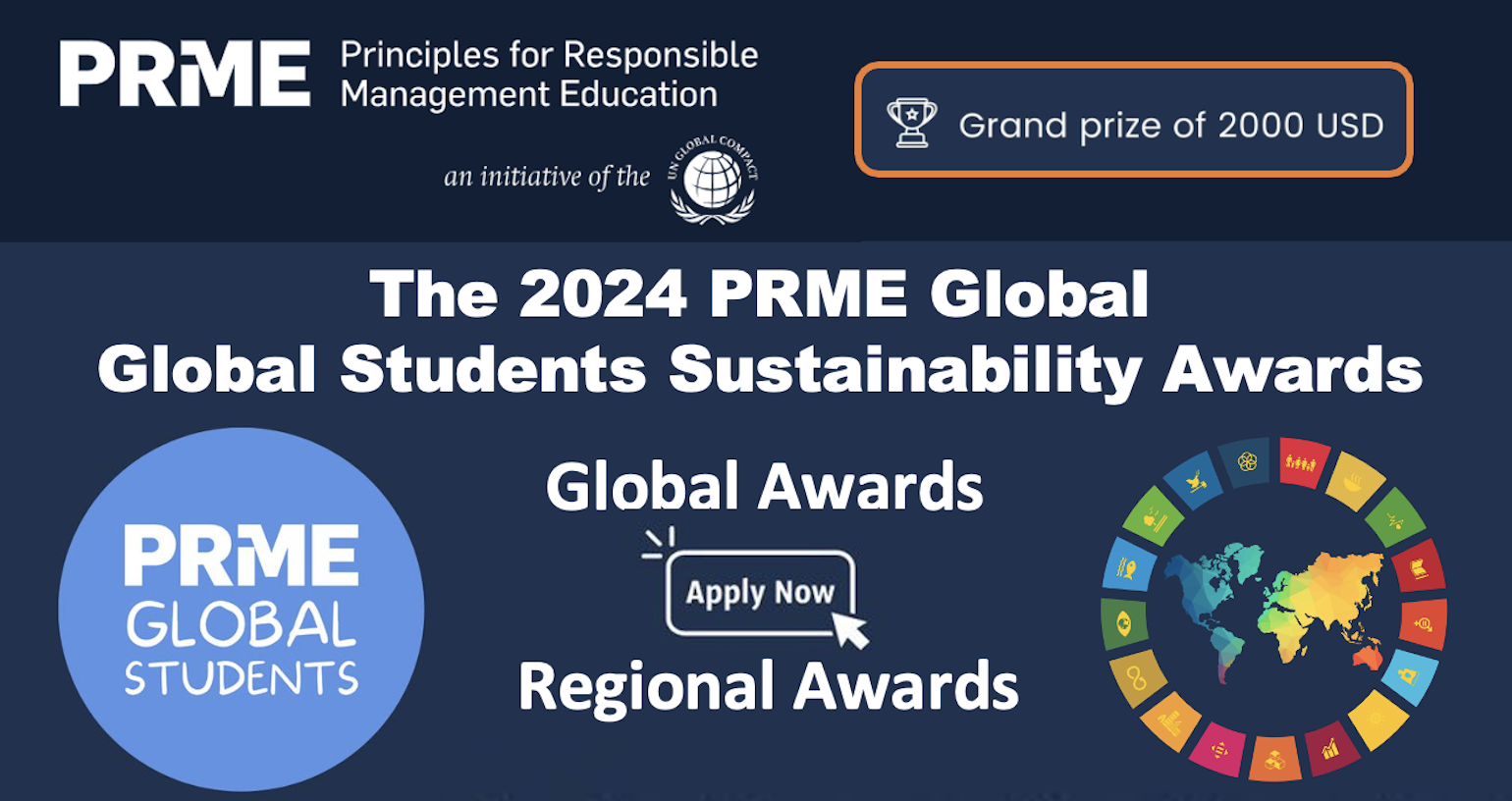 PRME Global Students Sustainability Awards 2024   2024 Prme Global 