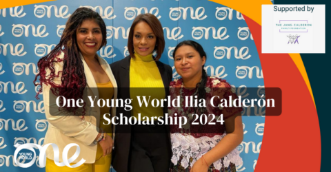 One Young World Ilia Calderón Scholarship 2024