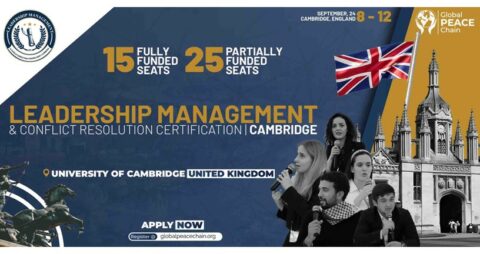 Leadership Management & Conflict Resolution Certification, Cambridge 2024