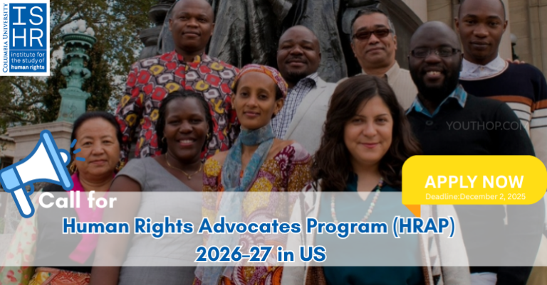 Human Rights Program Human Rights Advocates Program (HRAP) 2026–27 in the US