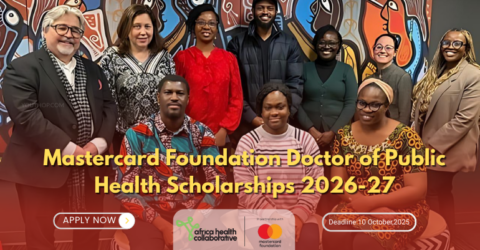 Mastercard Foundation Doctor of Public Health Scholarships 2026-2027