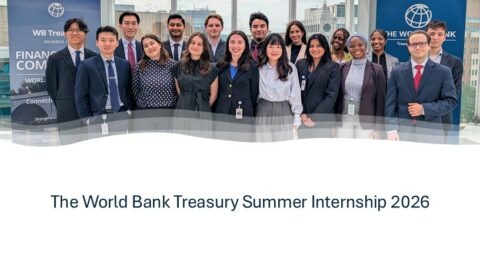 Applications for the World Bank Treasury Internship for 2026 are Now Open!