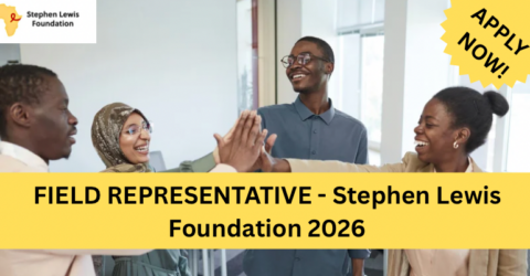 FIELD REPRESENTATIVE – Stephen Lewis Foundation 2026