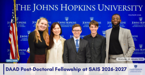 DAAD Post-Doctoral Fellowship at SAIS 2026-2027