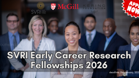 SVRI Early Career Research Fellowships 2026