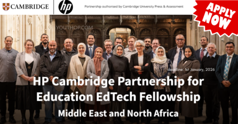 HP Cambridge Partnership for Education EdTech Fellowship 2026