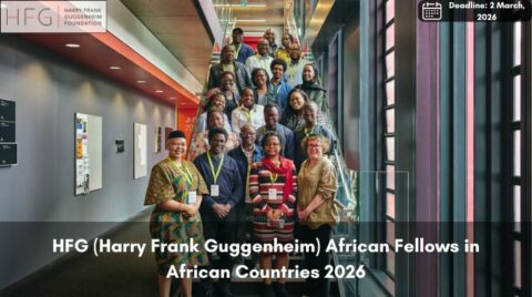 HFG (Harry Frank Guggenheim) African Fellows in African Countries 2026