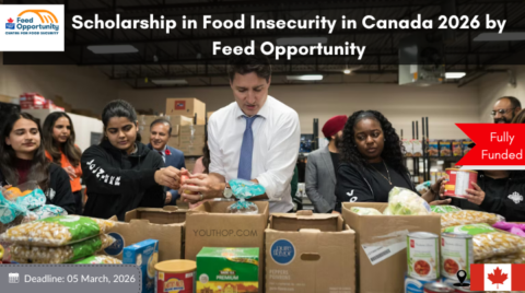 Scholarship in Food Insecurity in Canada 2026 by Feed Opportunity