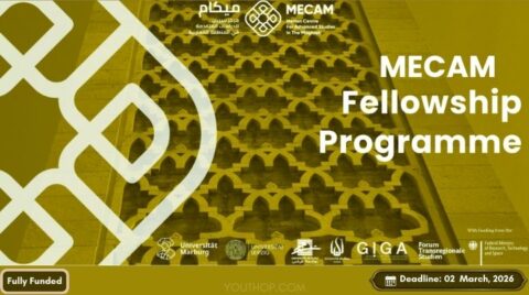MECAM- Fellowships for Postdoctoral and Scholars 2026-2027 in Tunisia