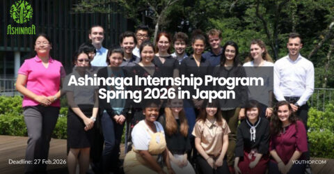 Ashinaga Internship Program Spring 2026 in Japan