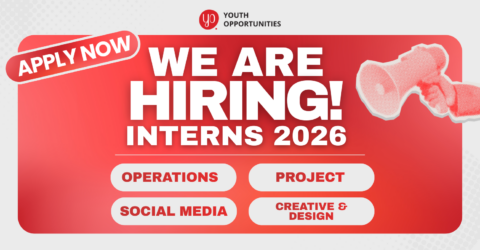 Youth Opportunities Teams (Operations, Project, Social Media, and, Creative & Design) are looking for Interns!