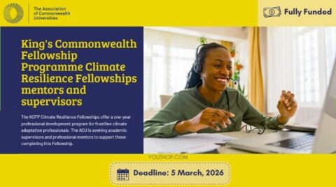 The KCFP Climate Resilience Fellowships mentors and supervisors in Online 2026