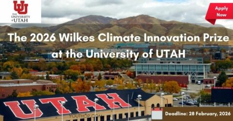 The 2026 Wilkes Climate Innovation Prize at the University of UTAH