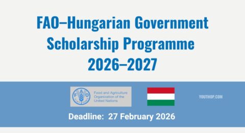 FAO–Hungarian Government Scholarship Programme 2026–2027