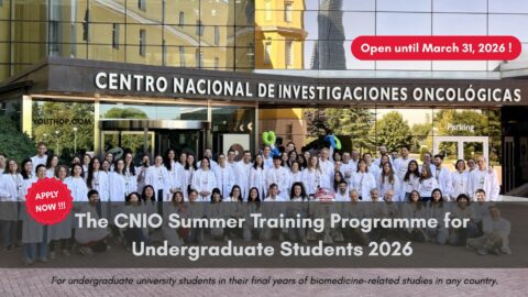 The CNIO Summer Training Programme for Undergraduate Students 2026