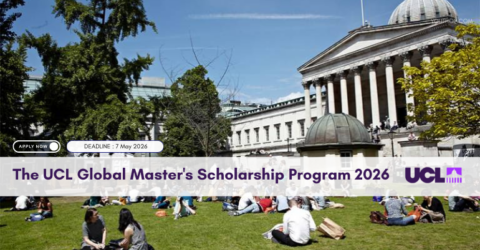 The UCL Global Master’s Scholarship Program 2026