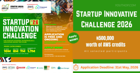 Startup Innovation Challenge 2026 by Startup Abuja