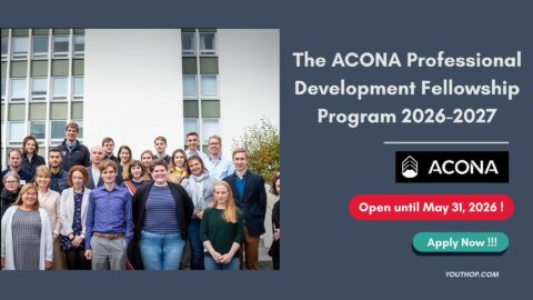 The ACONA Professional Development Fellowship Program 2026-2027