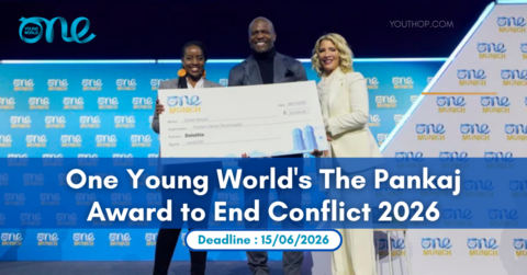 One Young World’s The Pankaj Award to End Conflict 2026