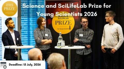 Science and SciLifeLab Prize for Young Scientists 2026