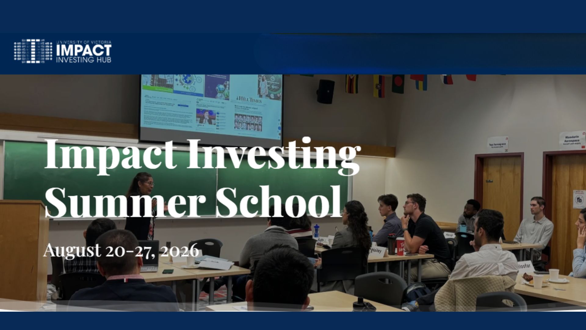 Application for Impact Investing Summer School, 2026 is open now!!