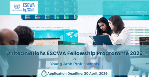 UN ESCWA Fellowship Programme 2026 for Young Arab Professionals