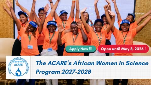 The ACARE’s African Women in Science Program 2027-2028