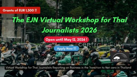 The EJN Virtual Workshop for Thai Journalists 2026