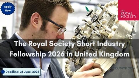 The Royal Society Short Industry Fellowship 2026 in United Kingdom