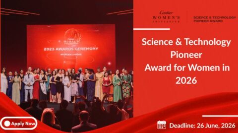 Science & Technology Pioneer Award for Women in 2026