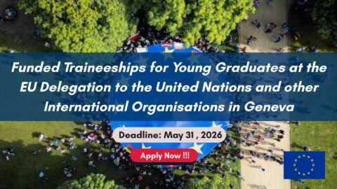 Funded Traineeships at the EU Delegation to the United Nations 2026