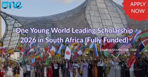 One Young World Leading Scholarship 2026 in South Africa (Fully Funded)