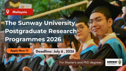 The Sunway University Postgraduate Research Programmes 2026 in Malaysia