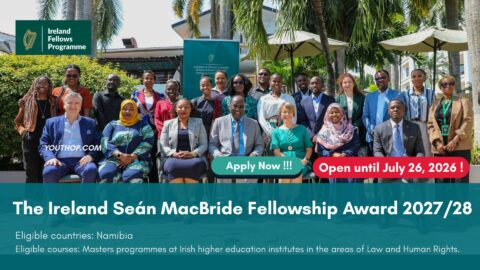 The Ireland Seán MacBride Fellowship Award 2027/28