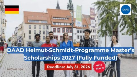 DAAD Helmut-Schmidt-Programme Master’s Scholarships 2027 (Fully Funded) is Open Now!
