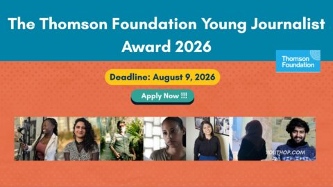 Thomson Foundation Young Journalist Award 2026
