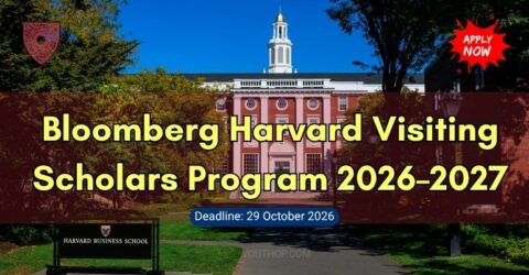 Bloomberg Harvard Visiting Scholars Program 2026–2027
