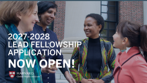 Harvard LEAD Fellowship for Global Health Leaders 2027–2028