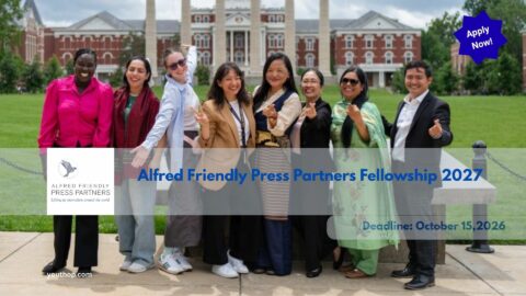 Alfred Friendly Press Partners Fellowship 2027