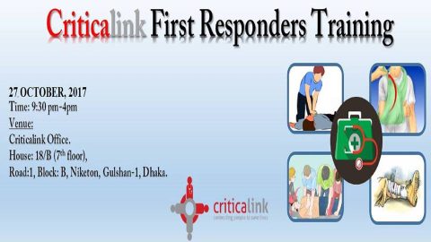 CriticaLink First Responders Training (Volunteer Recruitment) 2017 in Dhaka