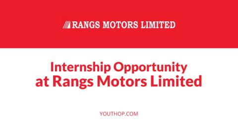 Paid Internship Opportunity 2017 at Rangs Motors Limited