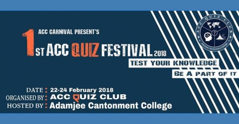 ACC Carnival – 1st ACC Quiz Festival 2018 in Dhaka