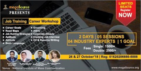 Job Training & Career Workshop – 2018 in Dhaka