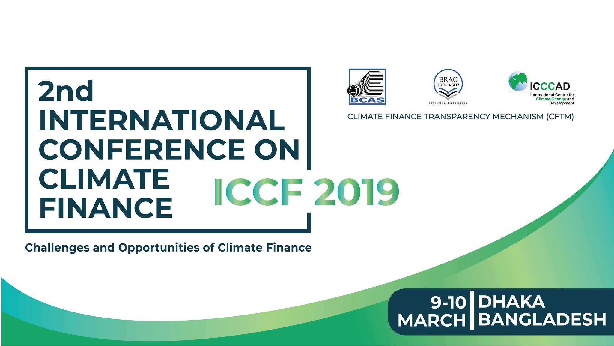 Take part in International Conference on Climate Finance (ICCF)