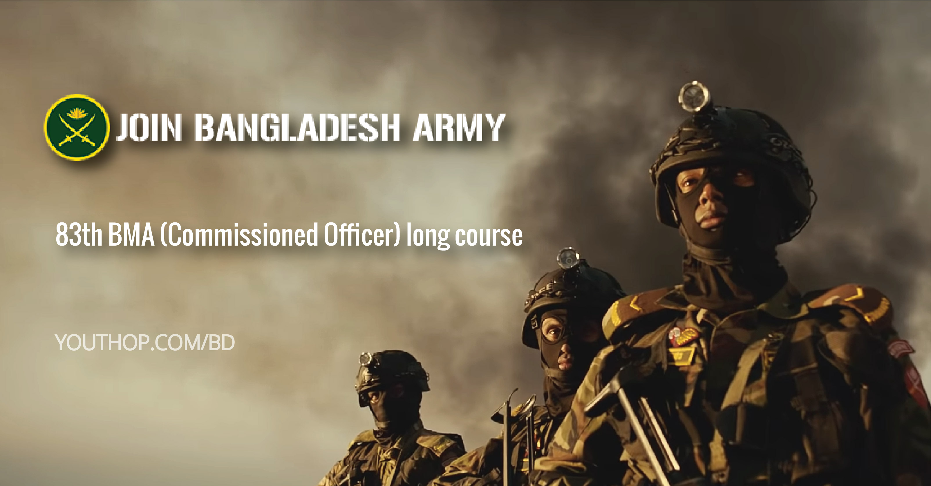 Join Bangladesh Army 83th BMA Officer) long course