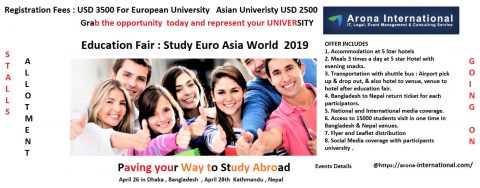 Education Fair : Study Euro Asia World – 2019 in Dhaka