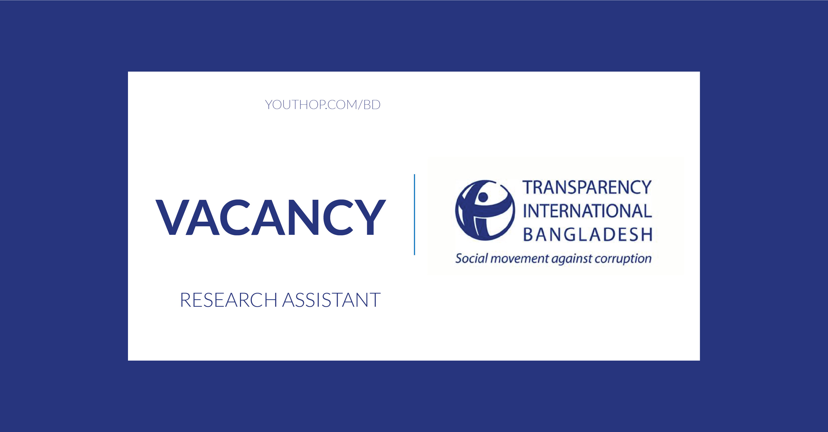 research assistant jobs in bangladesh 2022