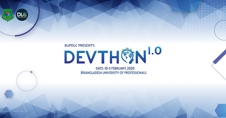 BUP Development Leaders' Club presents Devthon 2020 in Bangladesh