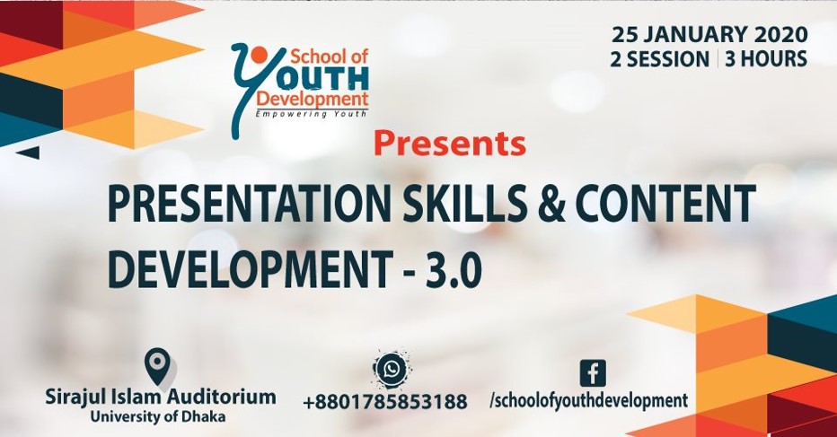 Workshop on Presentation Skills & Content Development 2020 in Dhaka